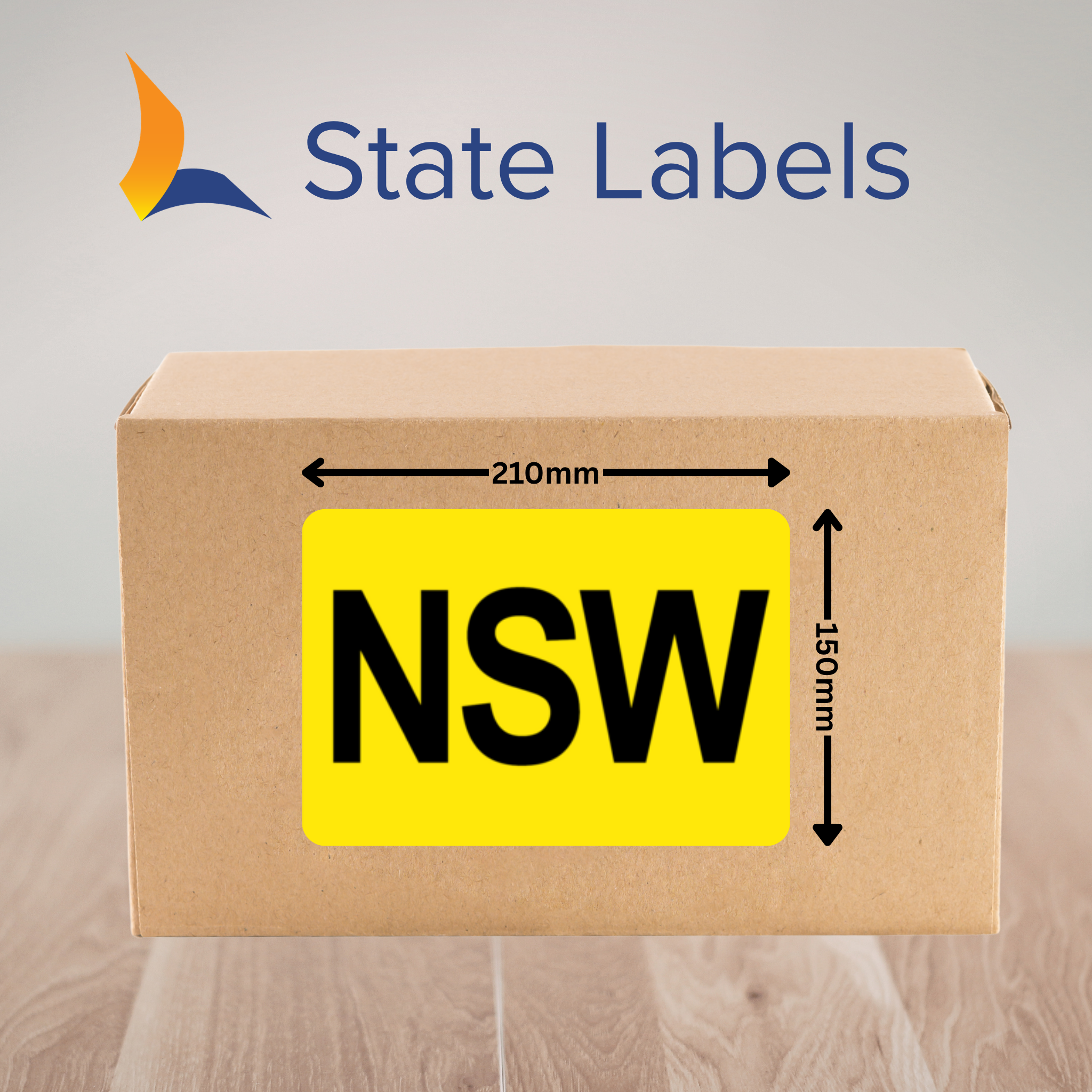 State Label (465/Roll) 150x210mm - NSW
