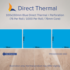 100mm x 150mm Direct Thermal Labels