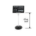 Magnetic Price Ticket Stands (12cm High) - 25/Pack