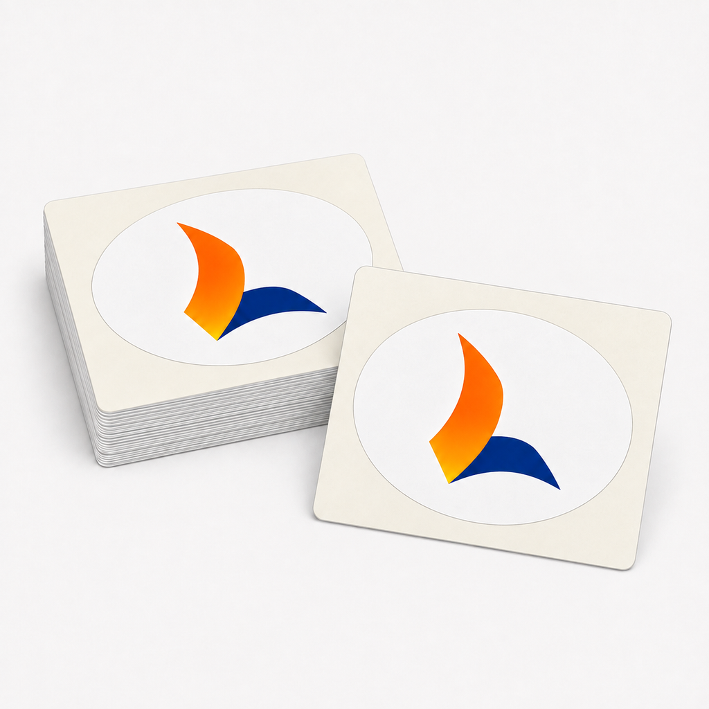 Oval Kiss-Cut Stickers