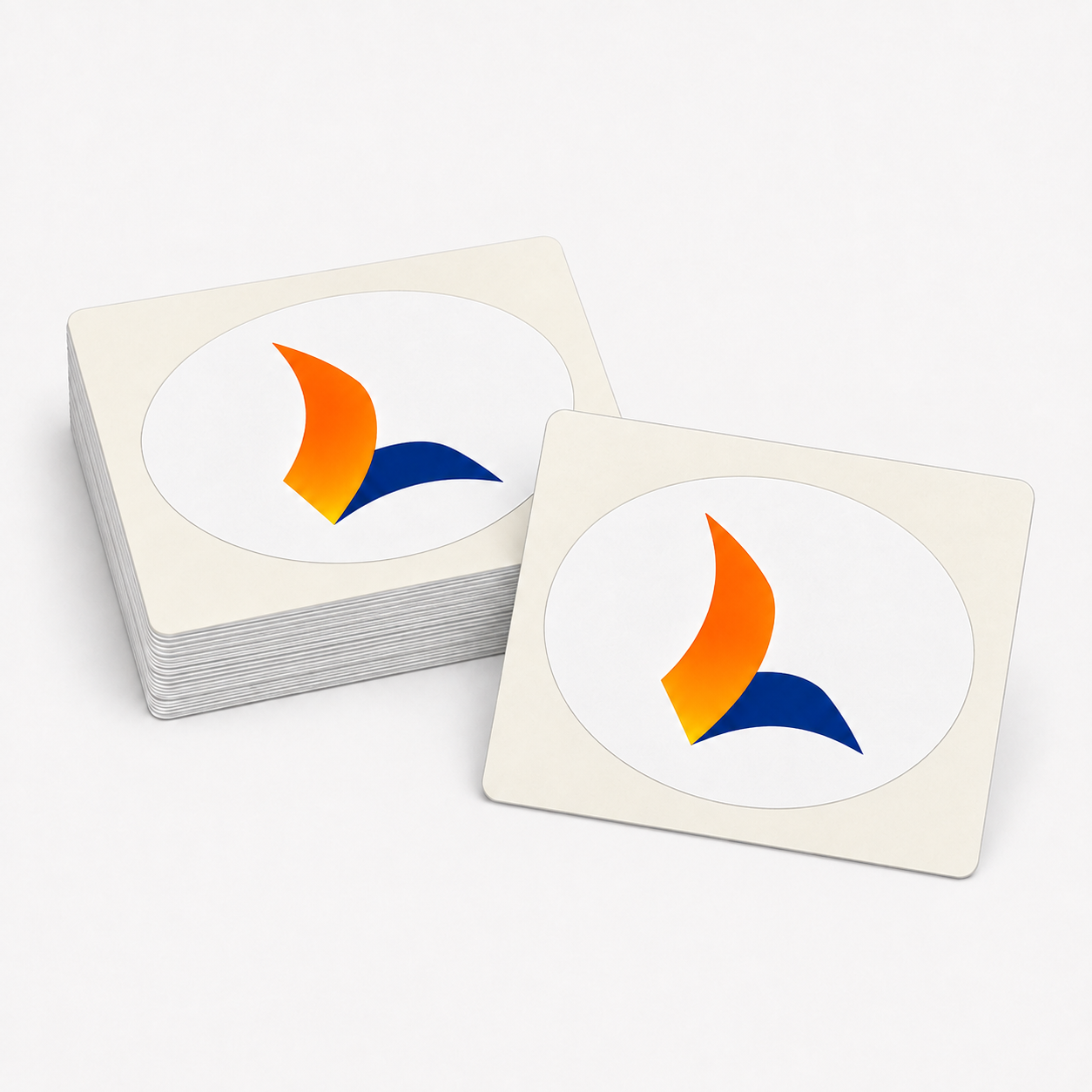 Oval Kiss-Cut Stickers