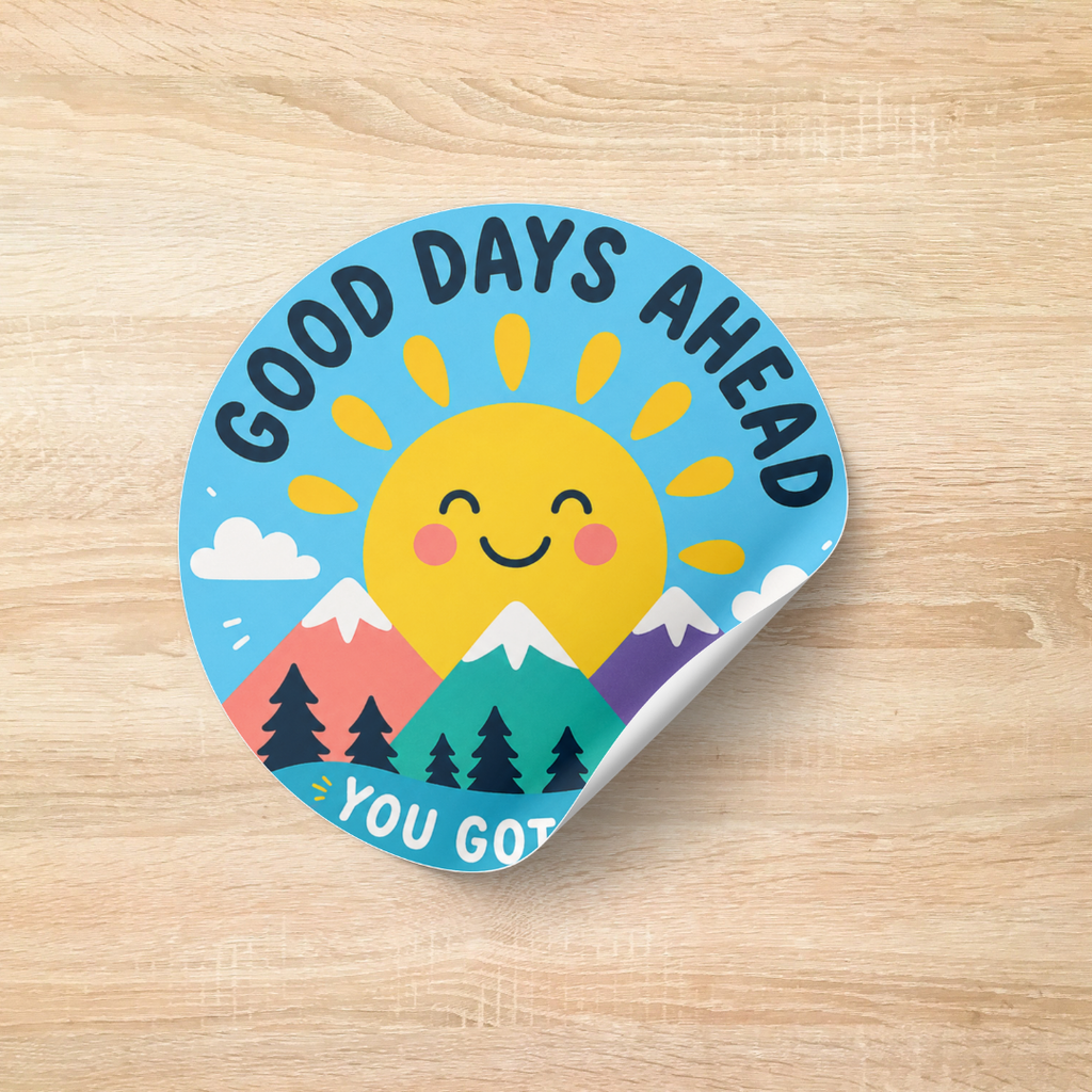 Circle Kiss-Cut Stickers
