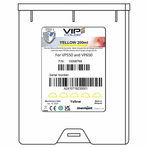 VP650/550 Yellow Ink Cartridge