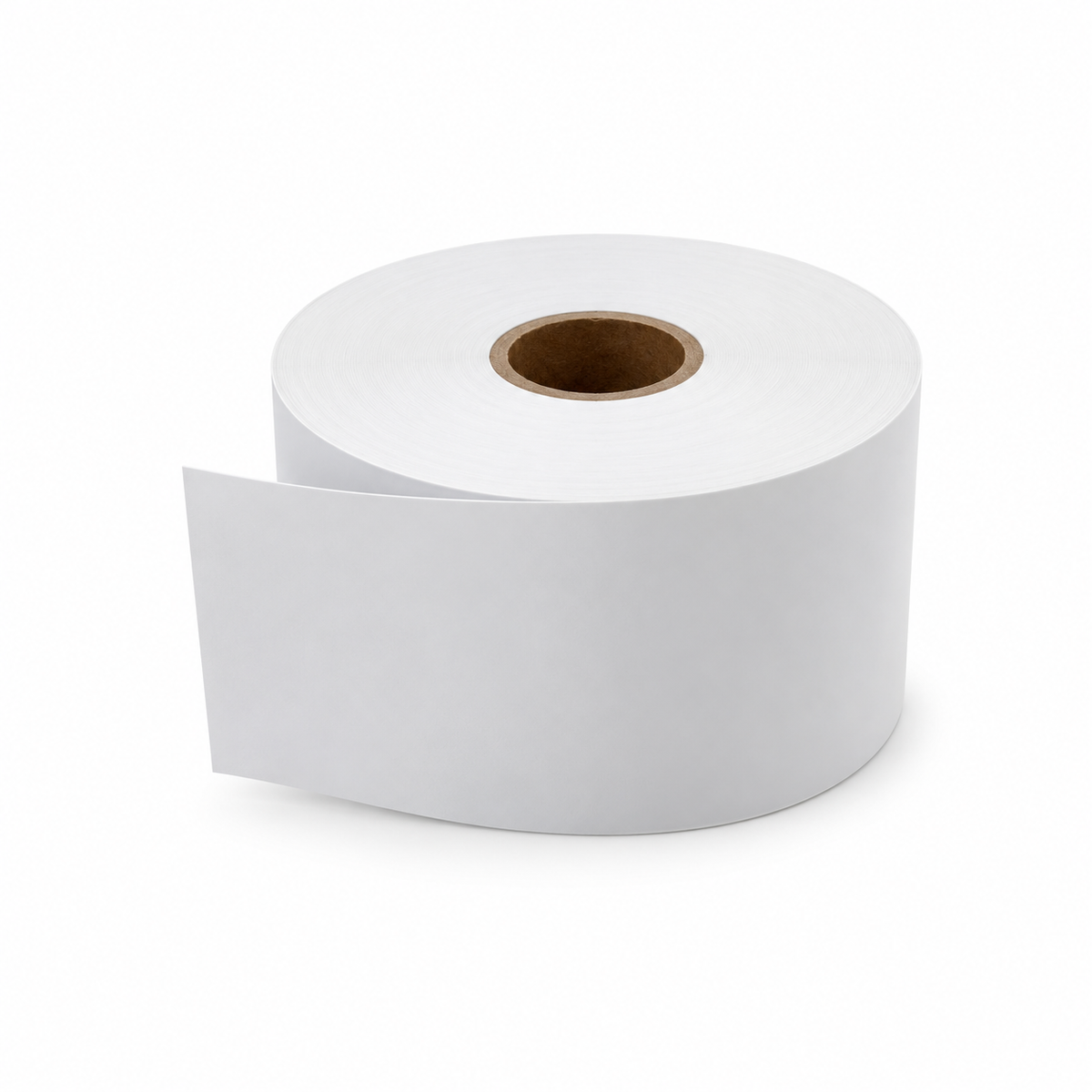 80mm x 75m Direct Thermal Linerless Label Roll – Permanent Adhesive
