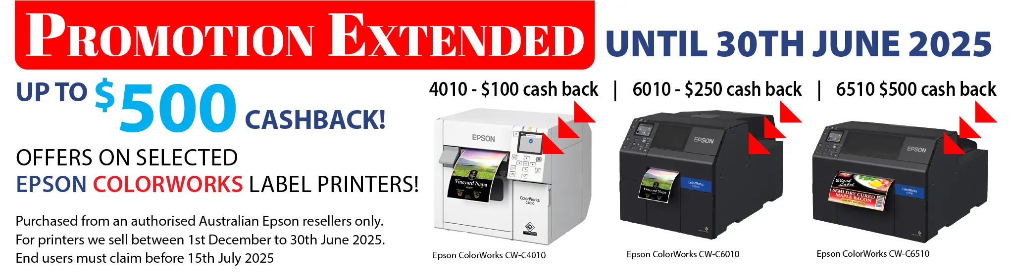 Epson Cashback Promotion