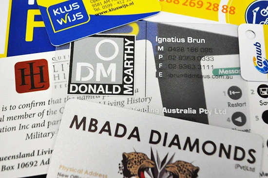 PVC Plastic ID and Business Card Printing PVC Plastic ID and Business Card Printing