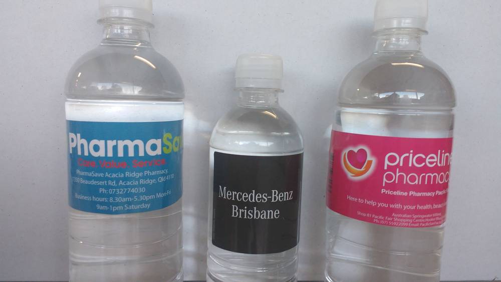 Where to buy waterproof water bottle labels