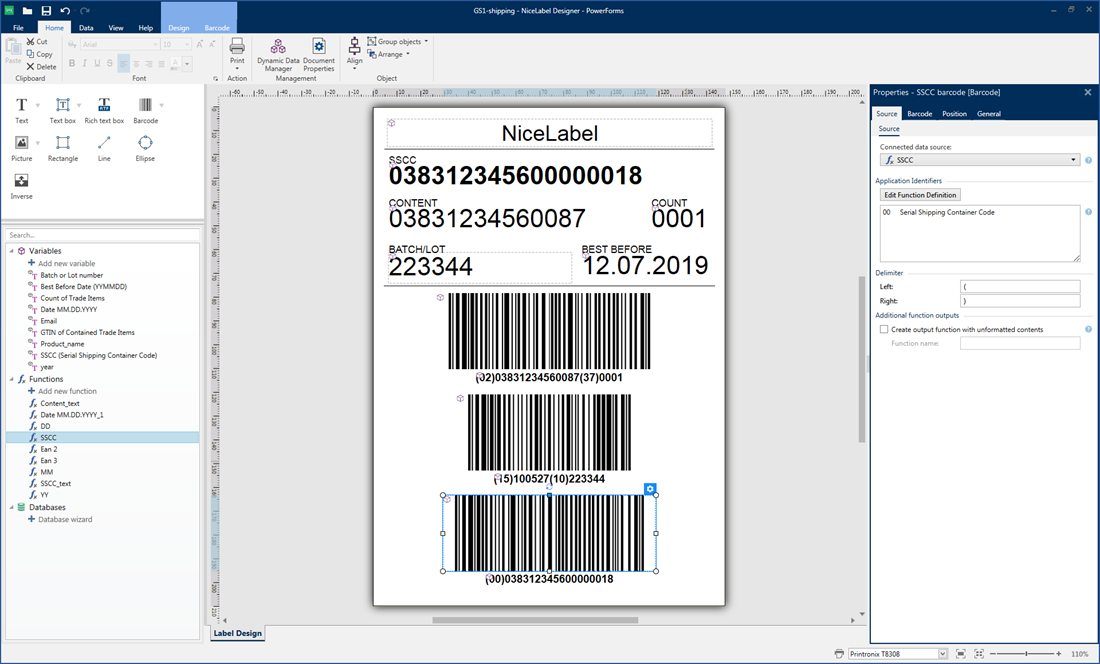 Nicelabel PowerForms Designer Screenshot 1