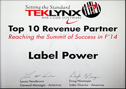 Teklynx Award