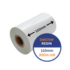 110mmx300M Thermal Resin Ribbon DM570W Ink Out White