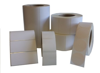 38x38mm Waterproof matt synthetic inkjet permanent labels 