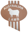 52x59mm Lamb Pink and Silver