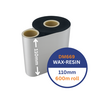 110mmx600M Thermal Wax/Resin Ribbon DM699 - Plastic Core + Take-up Black