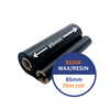 85mmx70M Thermal Wax/Resin Ribbon B110A Black