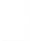 Blank A4 label sheets - 105x98.3 mm 