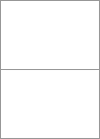 Blank A4 label sheets - 210x148 mm