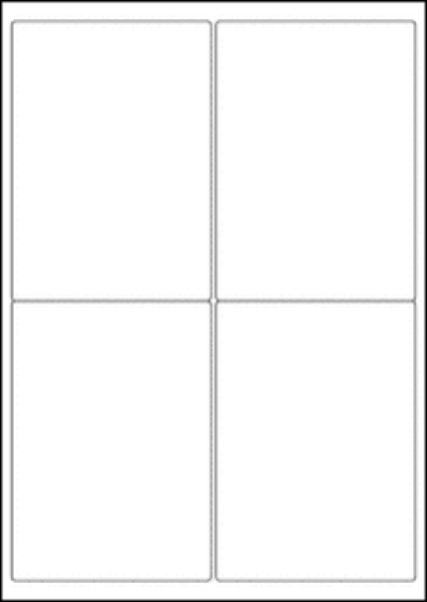 Blank A4 Label Sheets 99.1x139mm