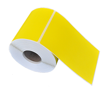 Direct Thermal Product Label 99x148mm - Tinted Yellow