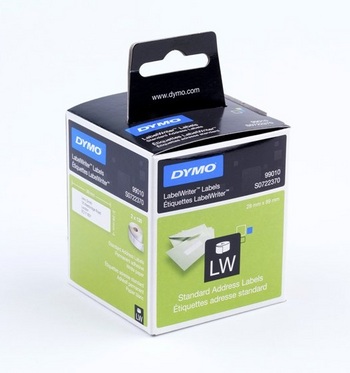 Dymo Standard Address Labels White Paper - 28x89 mm - Label Power Australia
