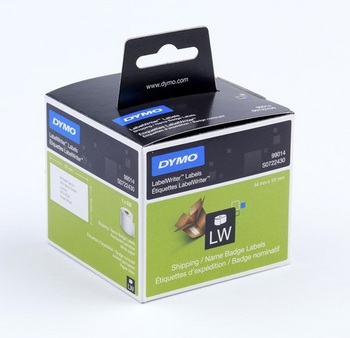 Dymo standard shipping labels white paper - 54x101 mm - Label Power Australia