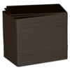 Evolis Blank Black Matte Food Compliant PVC Cards