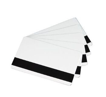 Evolis White LoCo Magnetic Stripe Cards 0.76mm 