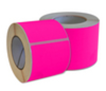 Fluorescent Pink Permanent Labels 101 x 51mm