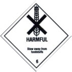 Harmful - Dangerous goods labels
