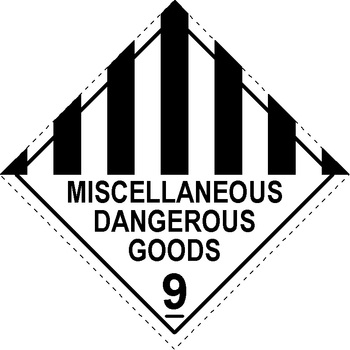 Miscellaneous Dangerous Goods Labels 9