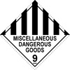 Miscellaneous Dangerous Goods Labels 9