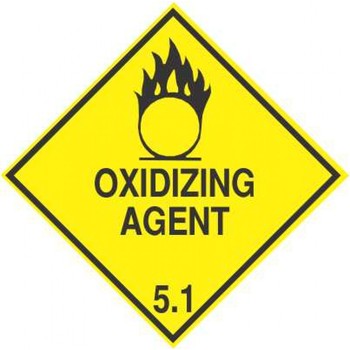 Oxidizing Agent 5.1 - Dangerous goods labels 25mm