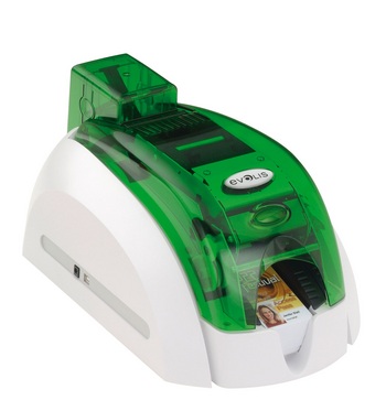 Pebble4 plastic card printer - MAG ISO USB and  Ethernet (Jungle Green) - Obsolete