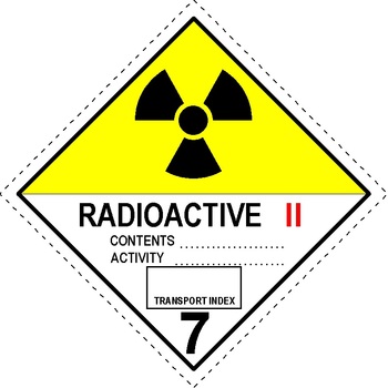 Radioactive II - Dangerous goods labels