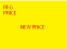 Sato Judo price label not tamper proof - Radiant yellow - 23x16mm