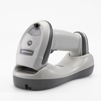 Zebra LI4278 barcode scanner (Device and Cradle - White)