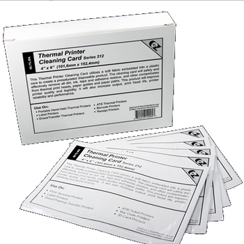 Thermal Printer Cleaning Card, 100mm