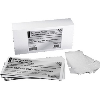 TransAct Technologies Cashless Ticket Printer Cleaning System (15 Cleanings)