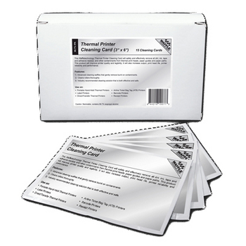 Waffletechnology 76.2mm Thermal Printer Cleaning Card