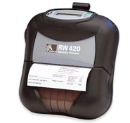 Zebra RW420 direct thermal mobile printer